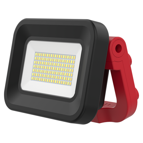 RAB TUFFY TUFFY Rechargeable Temporary Work Light – Selectable 12W – 3000K/4000K/5000K – 120° Beam – 500-2000 Lumens