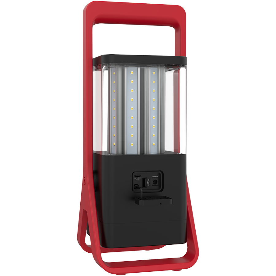 RAB TUFFYXL TUFFY XL Rechargeable Temporary Work Light – 32W – 5000K – 360° Illumination – 800-4000 Lumens