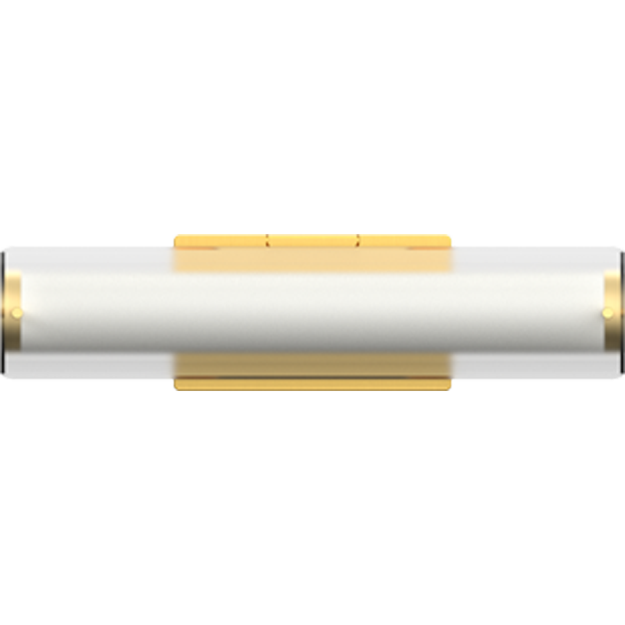 RAB V1-18BR Vanity Light – 18" – Selectable 3-Wattage & 5-CCT – 1000-1800 Lumens – 120-277V – Dimmable – Brass Finish