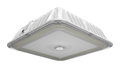 RAB VAN17-90W/E VAN17 Field-Adjustable LED Canopy Light – 70W/80W/90W Selectable – 3000K/4000K/5000K Selectable – 9726-12929 Lumens – 120-277V – Integrated Photocell – Emergency Battery Backup – White Finish