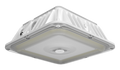 RAB VAN17-50W VAN17 Field-Adjustable LED Canopy Light – 30W/40W/50W Selectable – 3000K/4000K/5000K Selectable – 4219-7119 Lumens – 120-277V – Integrated Photocell – White Finish