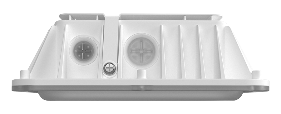 RAB VAN17-30W VAN17 Field-Adjustable LED Canopy Light – 20W/25W/30W Selectable – 3000K/4000K/5000K Selectable – 2883-4453 Lumens – 120-277V – Integrated Photocell – White Finish
