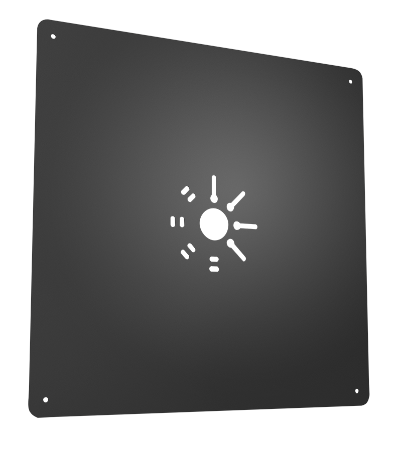 RAB VAN17PLATE Retrofit Mounting Plate for VAN17 LED Canopy Lights – Bronze Finish