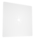 RAB VAN17PLATE-W Retrofit Mounting Plate for VAN17 LED Canopy Lights – White Finish
