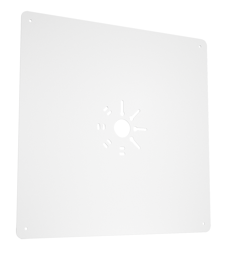 RAB VAN17PLATE-W Retrofit Mounting Plate for VAN17 LED Canopy Lights – White Finish