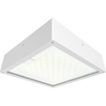 RAB VAN34-90FFRW/MVS VAN34 Vandal Resistant LED Canopy Light – 70W-90W Selectable – 3000K/4000K/5000K Selectable – 10077-13588 Lumens – 120-277V – Flat Frosted Lens – Multi-Level Motion Sensor – White Finish