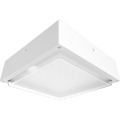 RAB VAN34-90FRW/MVS/E VAN34 Vandal Resistant LED Canopy Light – 70W-90W Selectable – 3000K/4000K/5000K Selectable – 10077-13588 Lumens – 120-277V – Drop Frosted Lens – Multi-Level Motion Sensor – Emergency Battery Backup – White Finish