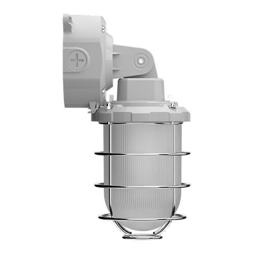 VX Vaporproof Light – Selectable 12W/16W/20W – Selectable 3000K/4000K/5000K – 1405-2421 Lumens – 120-277V – Selectable Downlight or Up/Down Light – Integrated Photocell – Gray Finish
