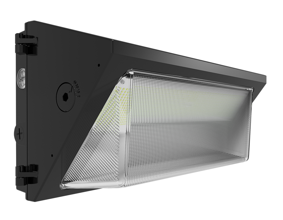 RAB W22-L-150/E W22 Field-Adjustable Wall Pack – Large – Selectable 75W/100W/125W/150W – Selectable 3000K/4000K/5000K – 10103-20920 Lumens – 120-277V – Emergency Battery Backup – Adjustable Optics – Bronze Finish