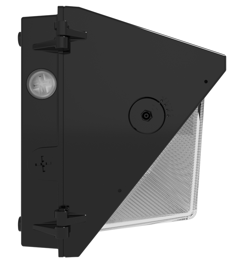RAB W22-L-150 W22 Field-Adjustable Wall Pack – Large – Selectable 75W/100W/125W/150W – Selectable 3000K/4000K/5000K – 10103-20920 Lumens – 120-277V – Adjustable Optics – Bronze Finish