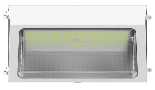 RAB W22-L-150W/E W22 Field-Adjustable Wall Pack – Large – Selectable 75W/100W/125W/150W – Selectable 3000K/4000K/5000K – 10103-20920 Lumens – 120-277V – Emergency Battery Backup – Adjustable Optics – White Finish