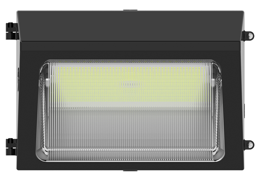 RAB W22-M-100/E W22 Field-Adjustable Wall Pack – Medium – Selectable 50W/70W/85W/100W – Selectable 3000K/4000K/5000K – 6170-14087 Lumens – 120-277V – Emergency Battery Backup – Adjustable Optics – Bronze Finish