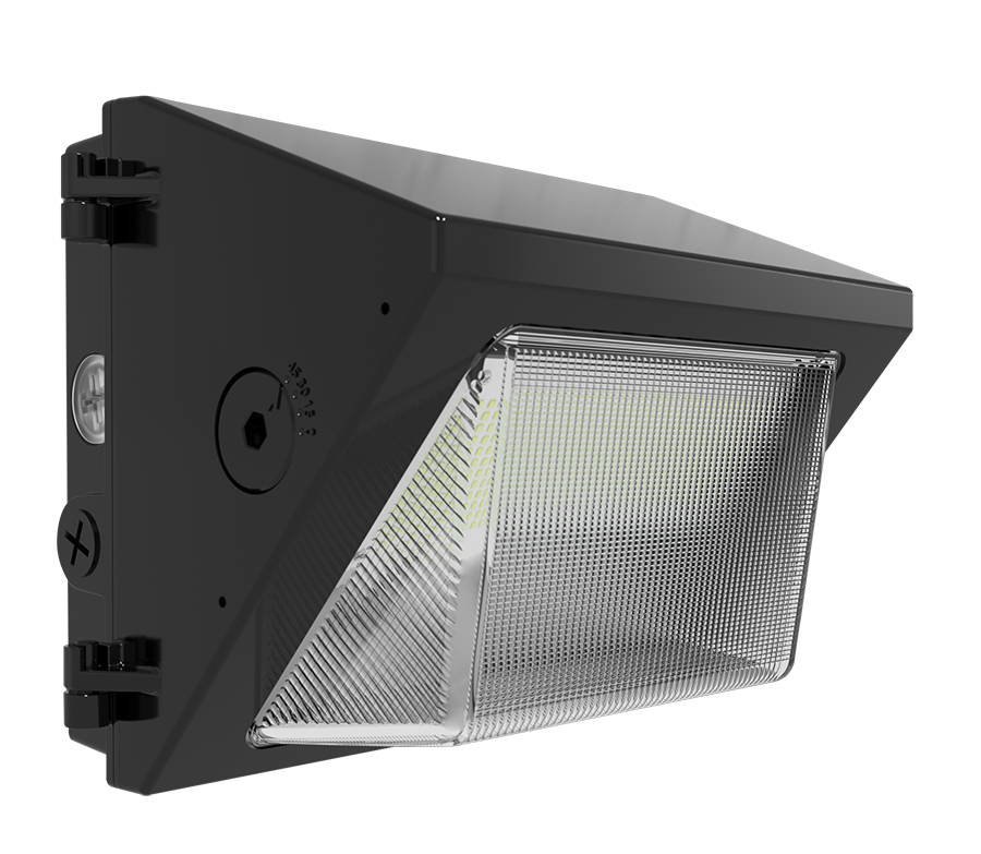 RAB W22-S-30/480 W22 Field-Adjustable Wall Pack – Small – Selectable 15W/20W/25W/30W – Selectable 3000K/4000K/5000K – 1917-4508 Lumens – 480V – Adjustable Optics – Bronze Finish