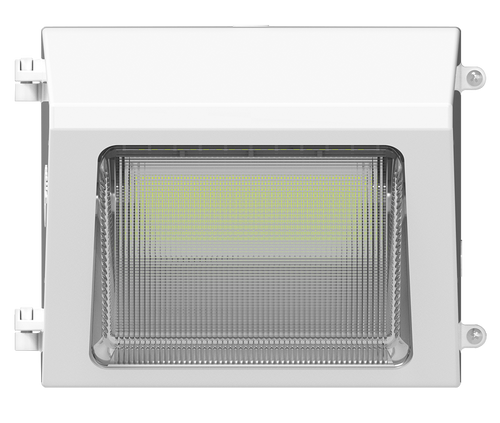 RAB W22-S-30W/480 W22 Field-Adjustable Wall Pack – Small – Selectable 15W/20W/25W/30W – Selectable 3000K/4000K/5000K – 1917-4508 Lumens – 480V – Adjustable Optics – White Finish