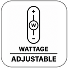 Wattage Adjustable