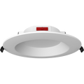 RAB WFD34-6/BP WFD34 6in Regressed Wafer Recessed Light – 9.5W – 900 Lumens – 2700K–5000K – 120V – Round – Smooth Trim – 90+ CRI – 12 Pack