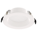 RAB WFD4 WFD4 4in Regressed Wafer Recessed Light – 13W – 1200 Lumens – 2700K–5000K – 120V – Smooth Trim – White Finish – 90+ CRI