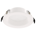RAB WFD4B WFD4 4in Regressed Wafer Recessed Light – 13W – 1200 Lumens – 2700K–5000K – 120V – Baffle Trim – White Finish – 90+ CRI