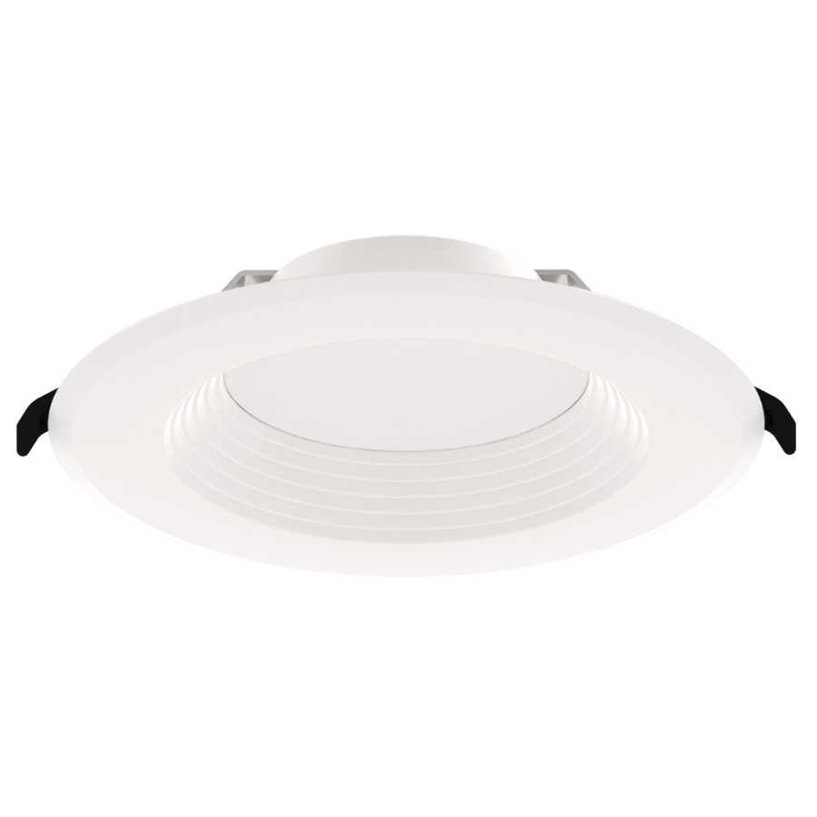 RAB WFD6B WFD6 6in Regressed Wafer Recessed Light – 15W – 1500 Lumens – 2700K–5000K – 120V – Baffle Trim – White Finish – 90+ CRI