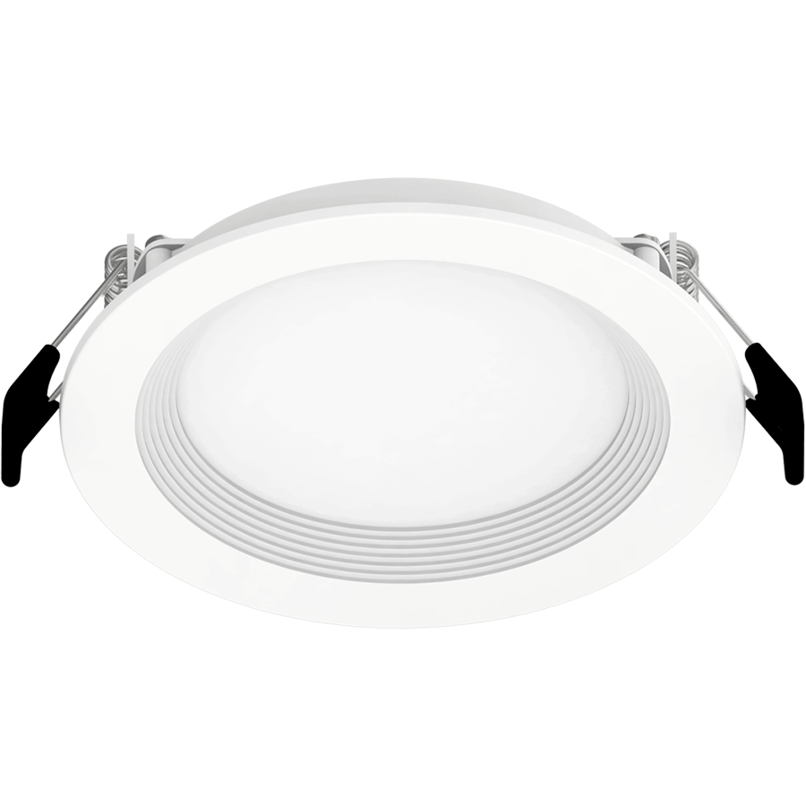 RAB WFR4B/RGB Edge-Lit Wafer RGB Downlight – 4 Inch – 9W – RGB Color Changing – CRI90 – White Baffle Trim – 120V – 550 Lumens
