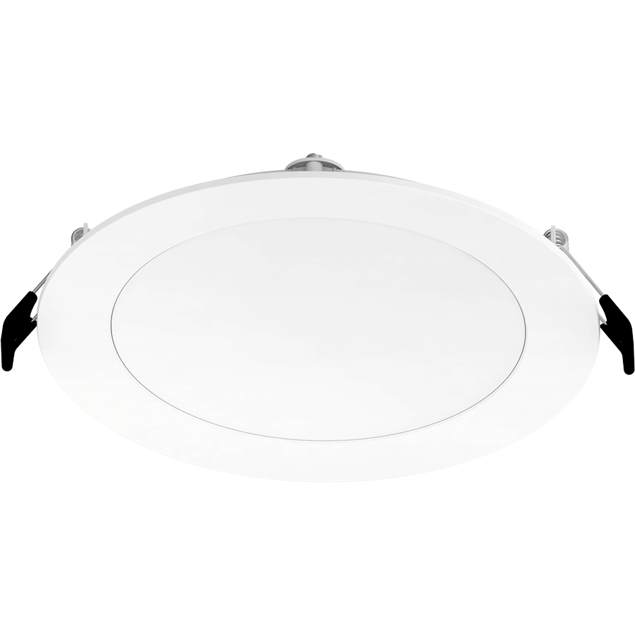 RAB WFR6/RGB Edge-Lit Wafer RGB Downlight – 6 Inch – 13W – RGB Color Changing – CRI90 – White Smooth Trim – 120V – 850 Lumens