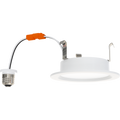 RAB WFRETRO34-4B WFRETRO34 4" Wafer Retrofit Downlight - 800 Lumens - 8W - 120V - 5CCT Selectable - Baffle Trim - White