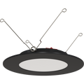 RAB WFRETRO34-6-B WFRETRO34 6" Wafer Retrofit Downlight - 1100 Lumens - 11W - 120V - 5CCT Selectable - Smooth Trim - Black