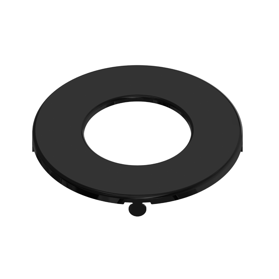 RAB WFRL-TRIM-3R-BS WFRL 3 Inch Wafer Trim – Smooth – Black
