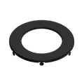 RAB WFRL-TRIM-4R-BS WFRL 4 Inch Wafer Trim – Smooth – Black