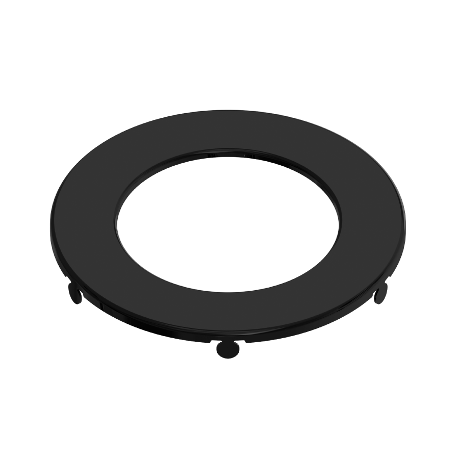 RAB WFRL-TRIM-4R-BS WFRL 4 Inch Wafer Trim – Smooth – Black