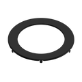 RAB WFRL-TRIM-6R-BS WFRL 6 Inch Wafer Trim – Smooth – Black
