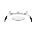 RAB WFRL3R69CCT120WS WFRL 3 Inch Edge-Lit Wafer Downlight – 6W – 5-CCT Selectable – White Smooth Trim – CRI90 – 120V – Triac Dimmable – 500 Lumens