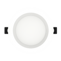 RAB WFRL4R99FA120WB WFRL 4 Inch Edge-Lit Wafer Downlight – 9W – 5-CCT Selectable – White Baffle Trim – CRI90 – 120V – 750 Lumens