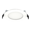 RAB WFRL4R10.59FA120WS WFRL 4 Inch High Output Edge-Lit Wafer Downlight – 10.5W – 5-CCT Selectable – White Smooth Trim – CRI90 – 120V – Triac Dimmable – 1000 Lumens