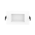 RAB WFRL4S99FA120WB WFRL 4 Inch Square Edge-Lit Wafer Downlight – 9W – 5-CCT Selectable – White Baffle Trim – CRI90 – 120V – Triac Dimmable – 750 Lumens