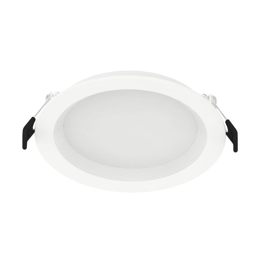 RAB WFRL5R129CCT120WB WFRL 5 Inch Edge-Lit Wafer Downlight – 12W – 5-CCT Selectable – White Baffle Trim – CRI90 – 120V – Triac Dimmable – 1100 Lumens