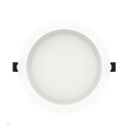 RAB WFRL6R149FA120WB WFRL 6 Inch High Output Edge-Lit Wafer Downlight – 14W – 5-CCT Selectable – White Baffle Trim – CRI90 – 120V – Triac Dimmable – 1300 Lumens