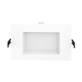 RAB WFRL6S139FA120WB WFRL 6 Inch Square Edge-Lit Wafer Downlight – 13W – 5-CCT Selectable – White Baffle Trim – CRI90 – 120V – Triac Dimmable – 1100 Lumens