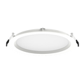 RAB WFRL8R239FA120WB WFRL 8 Inch Edge-Lit Wafer Downlight – 23W – 5-CCT Selectable – White Baffle Trim – CRI90 – 120V – Triac Dimmable – 2100 Lumens