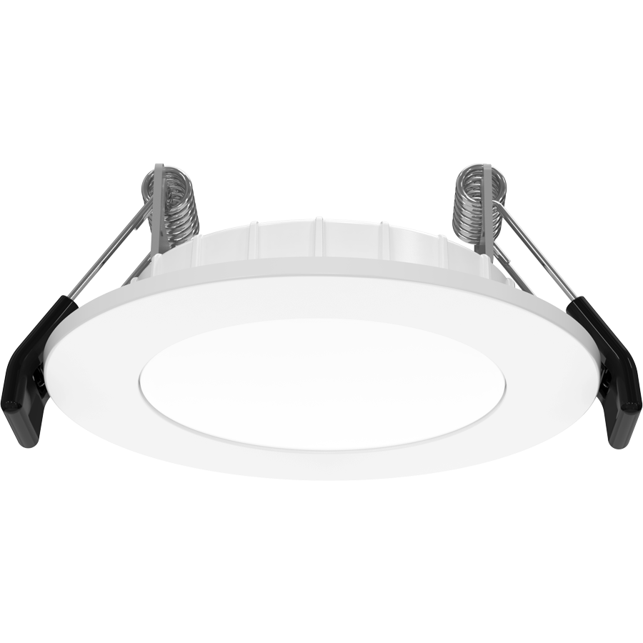 RAB WFRX-2 WFRX 2in Edge-Lit Wafer Recessed Light – Selectable 6W–10W – 520–900 Lumens – 2700K–5000K – 120V – Round – 90+ CRI