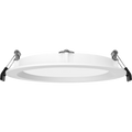RAB WFRX-6BD WFRX 6in Edge-Lit Wafer Recessed Light – Selectable 11W–15W – 1000–1500 Lumens – 2700K–5000K – 120–277V – Round – Baffle Trim – 90+ CRI