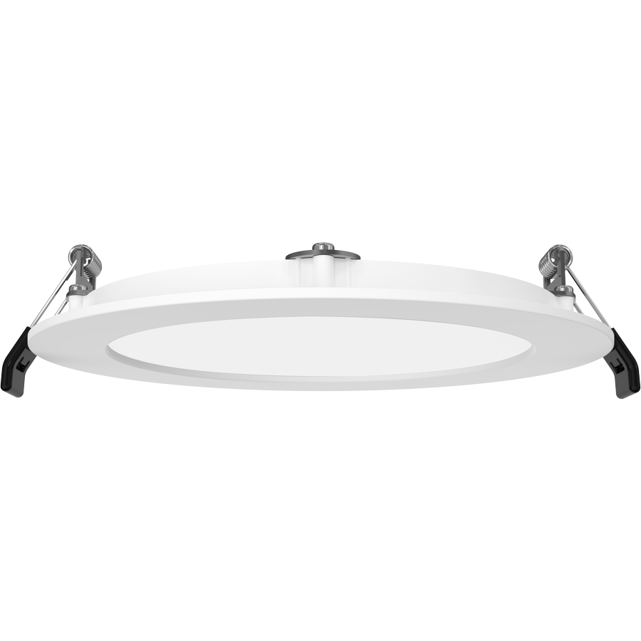 RAB WFRX-6D WFRX 6in Edge-Lit Wafer Recessed Light – Selectable 11W–15W – 1000–1500 Lumens – 2700K–5000K – 120–277V – Round – 90+ CRI
