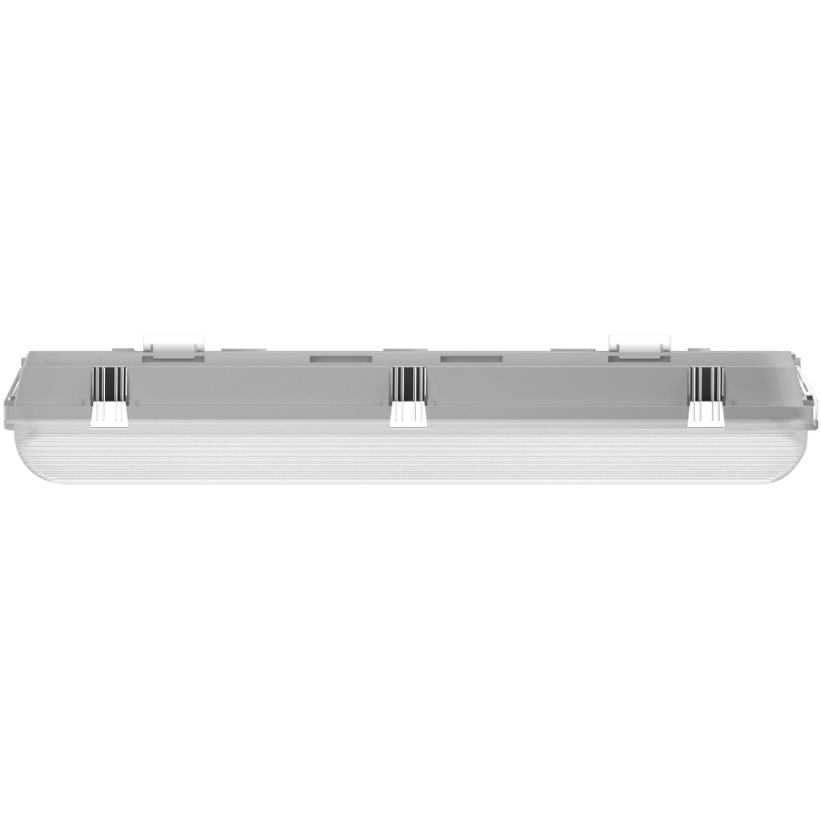 RAB WHALE2H/E WHALE2H LED Washdown High Bay with Emergency Battery Backup - 2ft - 10310-19460 Lumens - 70W–135W Selectable Wattage - 120-277V