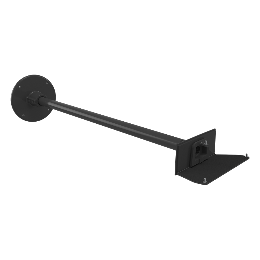 RAB ARM24M 24in Straight Arm Mount – Bronze Finish – For PWLED Field-Adjustable Wall Pack Fixtures