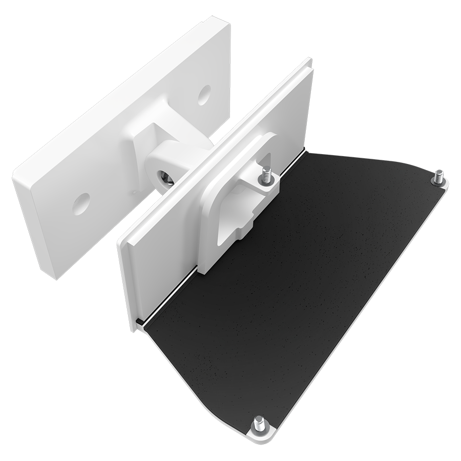 RAB SWIVEL65MW 65 Degree Swivel Mount Accessory – White Finish – For WPLEDM Field-Adjustable Wall Pack Fixtures