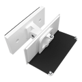 RAB SWIVEL65SW 65 Degree Swivel Mount Accessory – White Finish – For PWLED Field-Adjustable Wall Pack Fixtures