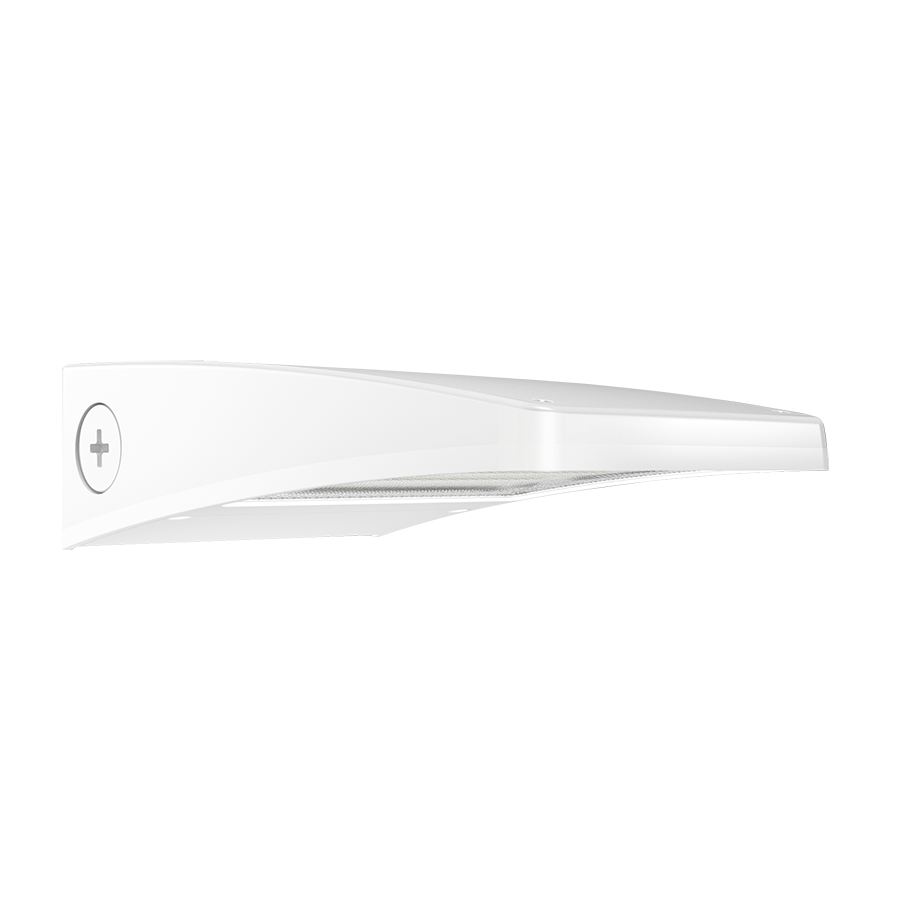 RAB WPLEDSW Field-Adjustable Wall Pack – Small – Selectable 6W/10W/13W – Selectable 3000K/4000K/5000K – 833-1720 Lumens – 120-277V – White Finish