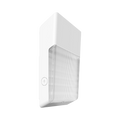RAB WPTW/E TallPack Field-Adjustable Wall Pack – Selectable 15W/25W/40W – Selectable 3000K/4000K/5000K – 2162-5345 Lumens – 120-277V – Emergency Battery Backup – White Finish