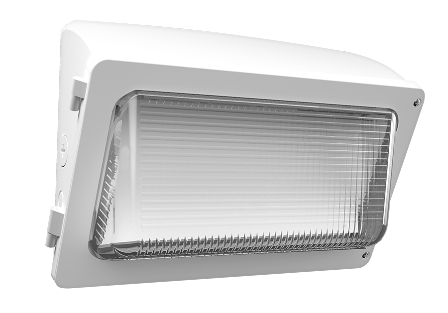 RAB WPX2W/480 WPX Field-Adjustable Wall Pack – WPX2 – Selectable 40W/60W/80W – Selectable 3000K/4000K/5000K – 5789-11353 Lumens – 480V – Integrated Photocell – White Finish