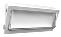 RAB WPX3W/MVS/E WPX Field-Adjustable Wall Pack – WPX3 – Selectable 64W/100W/130W – Selectable 3000K/4000K/5000K – 9509-18635 Lumens – 120-277V – Integrated Photocell – Microwave Occupancy Sensor – Emergency Battery Backup – White Finish